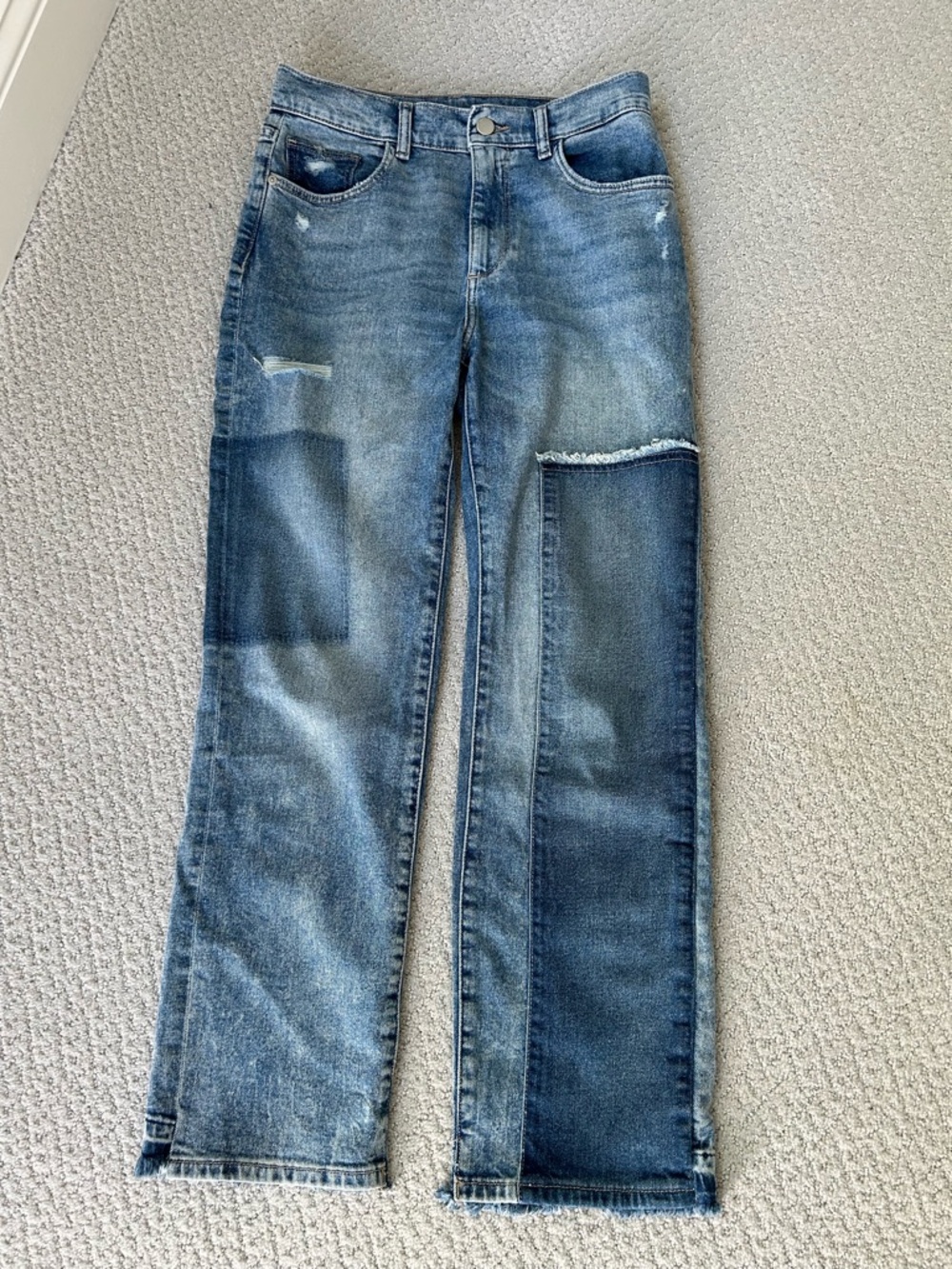 DL1961 straight leg wash denum jean